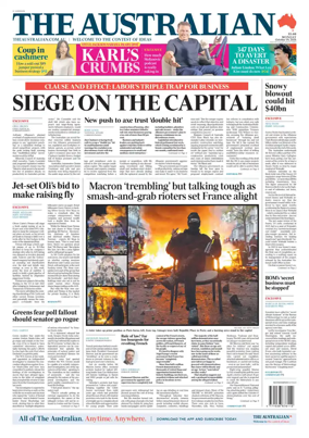Cover of The Australian