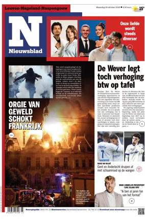 Cover of Het Nieuwsblad