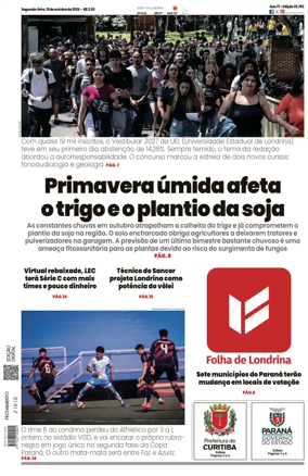 Cover of Folha de Londrina