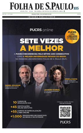 Cover of Folha de S.Paulo