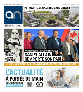 Cover of Acadie Nouvelle