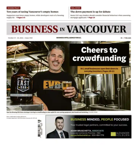 Cover of Business in Vancouver