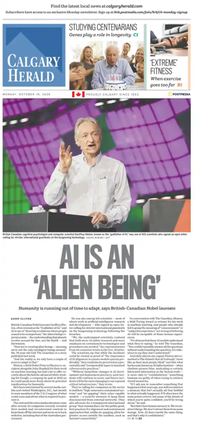 Cover of Calgary Herald