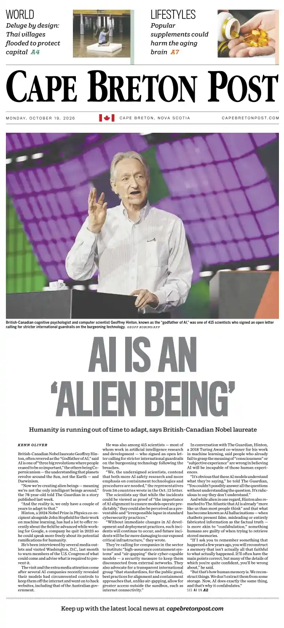 Cover of Cape Breton Post
