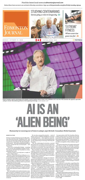 Cover of Edmonton Journal