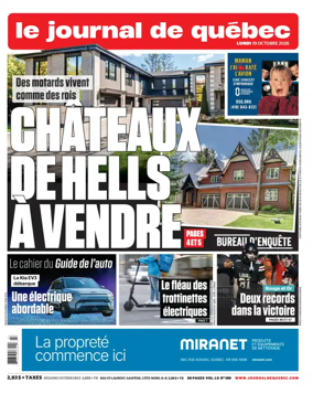 Cover of Le Journal de Quebec
