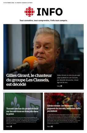 Cover of Radio-Canada Info
