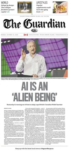 Cover of The Guardian (Charlottetown)