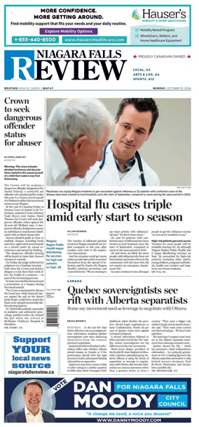 Cover of The Niagara Falls Review