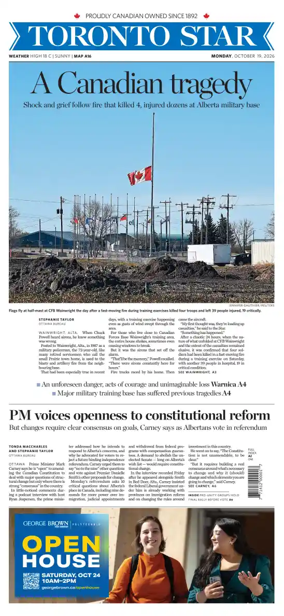 Cover of Toronto Star
