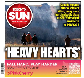 Cover of Toronto Sun