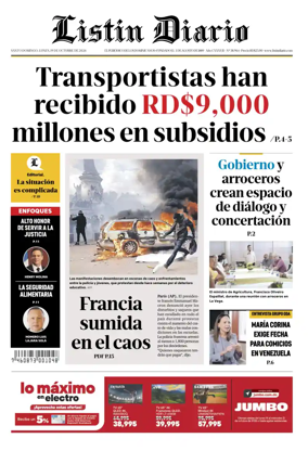 Cover of Listin Diario