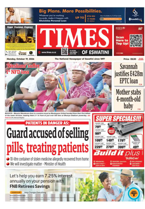 Cover of Times of Eswatini