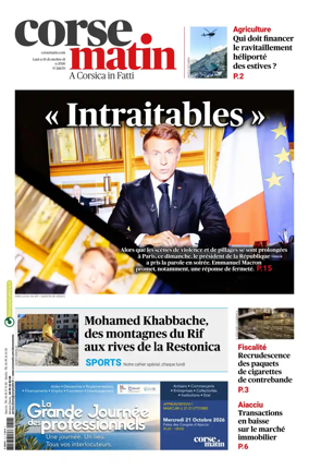 Cover of Corse Matin