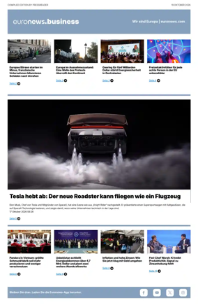 Cover of Euronews Business (German)