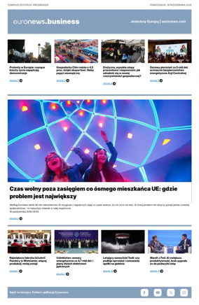 Cover of Euronews Business (Polish)