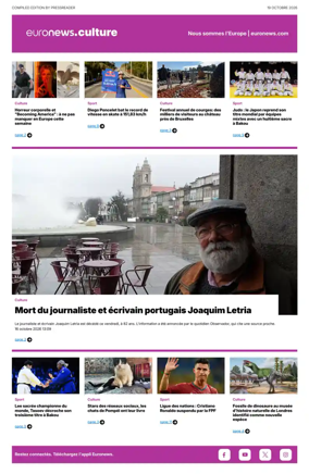 Cover of Euronews Culture (French)