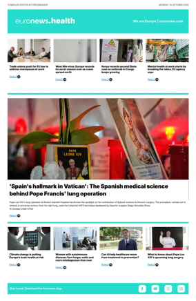 Cover of Euronews Health (English) Compiled Edition
