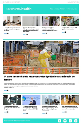 Cover of Euronews Health (French)