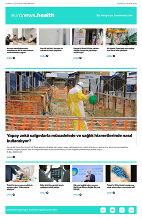 Cover of Euronews Health (Turkish) Compiled Edition