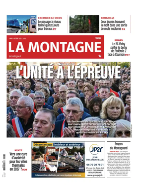 Cover of La Montagne (Vichy)