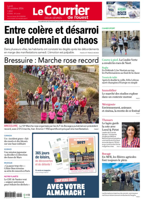 Cover of Le Courrier de l’Ouest (Deux-Sevres)
