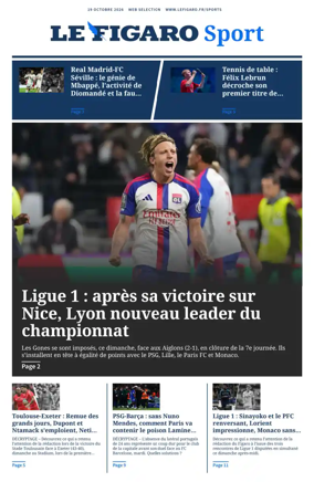 Cover of Le Figaro Sport