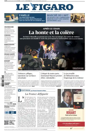 Cover of Le Figaro