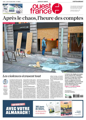 Cover of Ouest France (Chateaubriant)