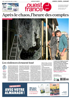 Cover of Ouest-France (Lannion / Paimpol / Guingamp)
