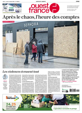 Cover of Ouest France (Orne)