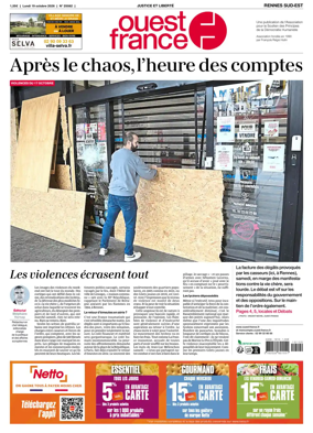 Cover of Ouest-France (Rennes Sud-Est)