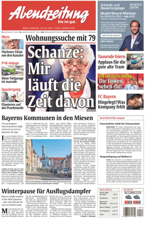 Cover of Abendzeitung Munchen