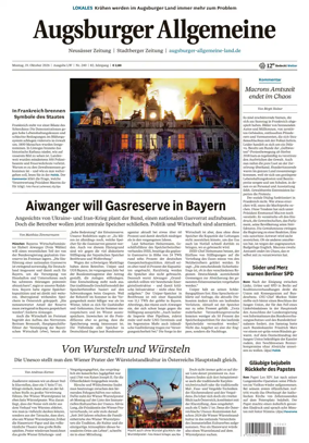 Cover of Augsburger Allgemeine (Land West)