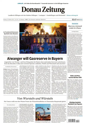 Cover of Donau Zeitung