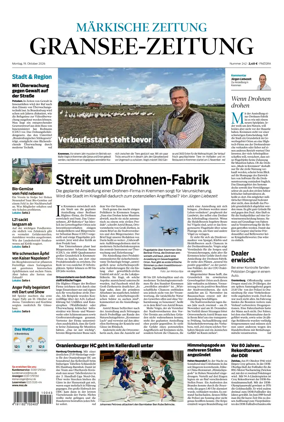Cover of Gransee-Zeitung