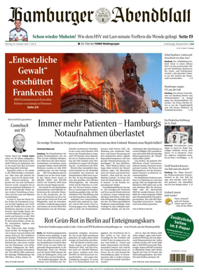 Cover of Hamburger Abendblatt (Harburg)