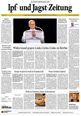 Cover of Ipf- und Jagst-Zeitung