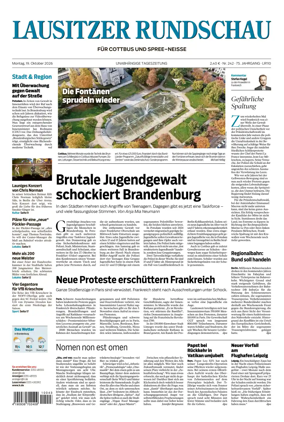 Cover of Lausitzer Rundschau