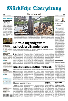 Cover of Markische Oderzeitung Erkner