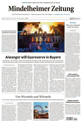 Cover of Mindelheimer Zeitung