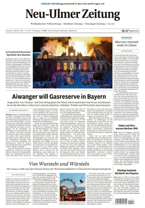 Cover of Neu-Ulmer Zeitung