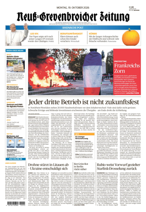 Cover of Neuss-Grevenbroicher Zeitung Neuss
