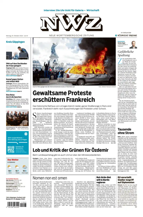 Cover of NWZ – Neue Wurttembergische Zeitung