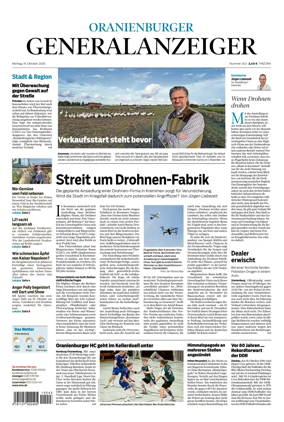 Cover of Oranienburger Generalanzeiger