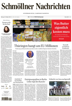 Cover of Ostthuringer Zeitung (Schmolln)
