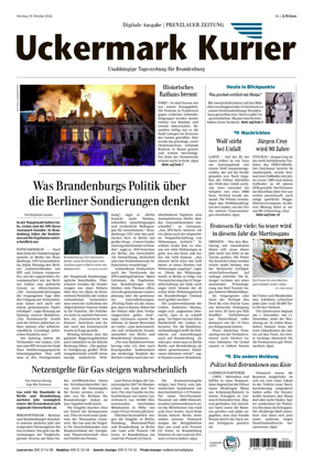 Cover of Prenzlauer Zeitung
