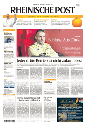 Cover of Rheinische Post Duesseldorf Meerbusch