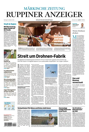 Cover of Ruppiner Anzeiger