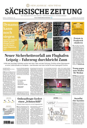 Cover of Sachsische Zeitung (Freital Dippoldiswalde & Osterzgebirge)